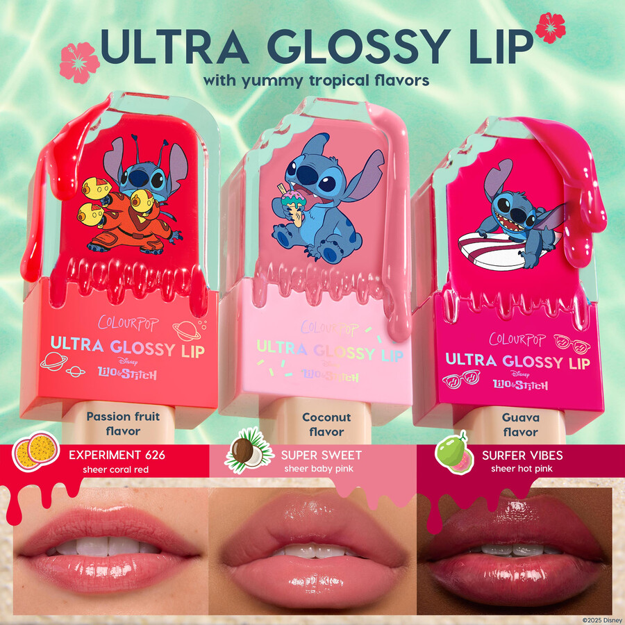 lápiz labial ultrabrillante disney lilo stitch