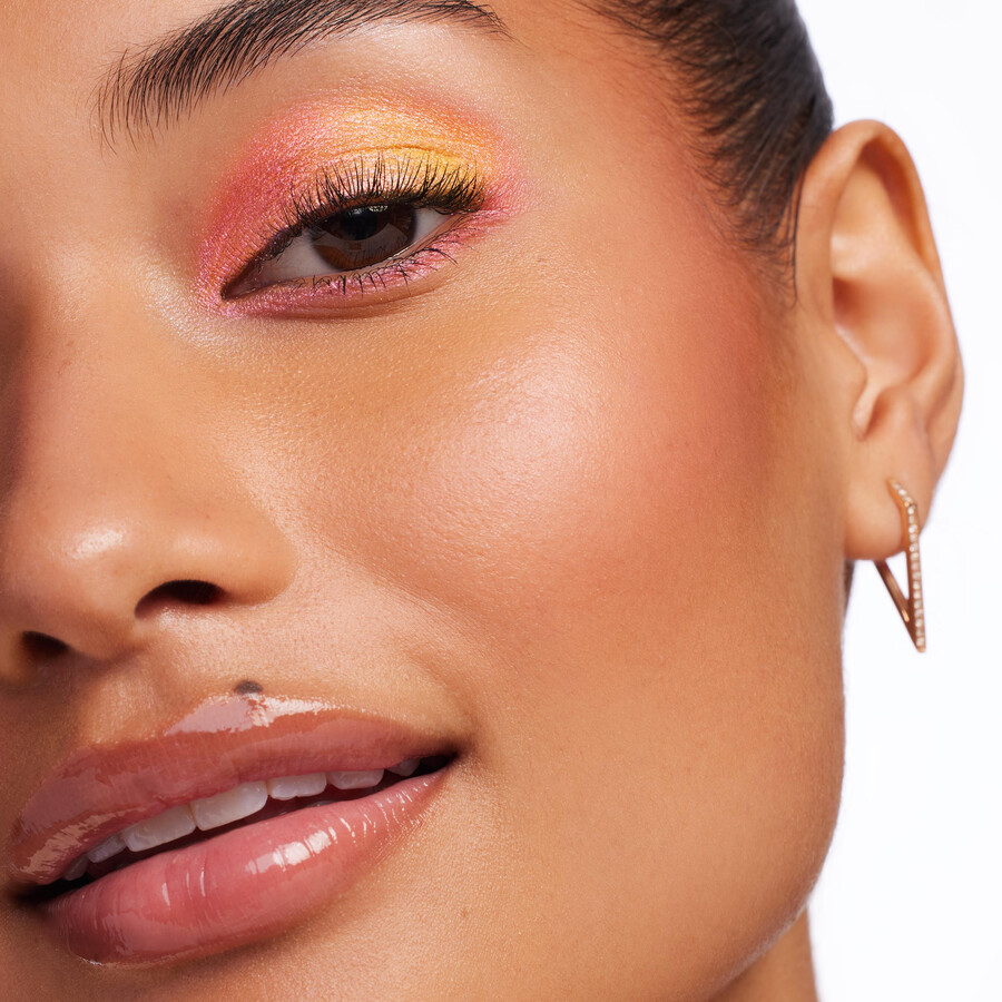 juego de sombras líquidas cromadas